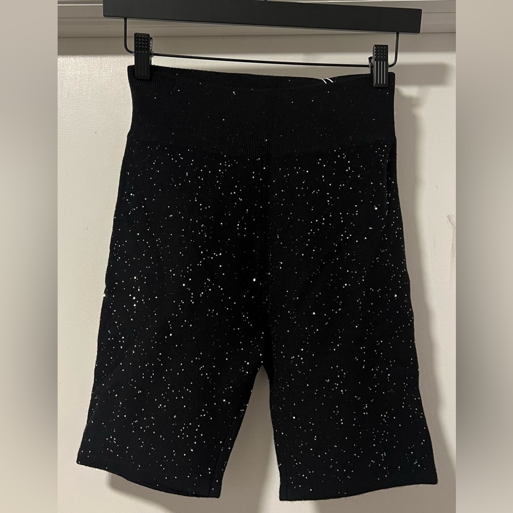 A R E A Sequin Biker Shorts - image 7